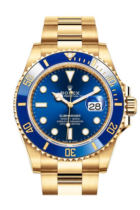 rolex gold blue and black|gold rolex blue bezel.